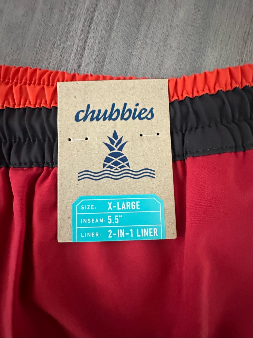 Chubbies The Secret Buccaneers 2 IN 1 Liner Classic Swim Trunk - Picture 10 of 11